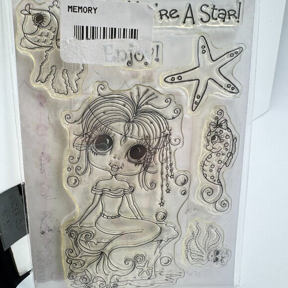 Penny Black Lulu Spring Clear Stamps & Sherri Baldy My Besties Craft Stamps Set - Picture 5 of 13
